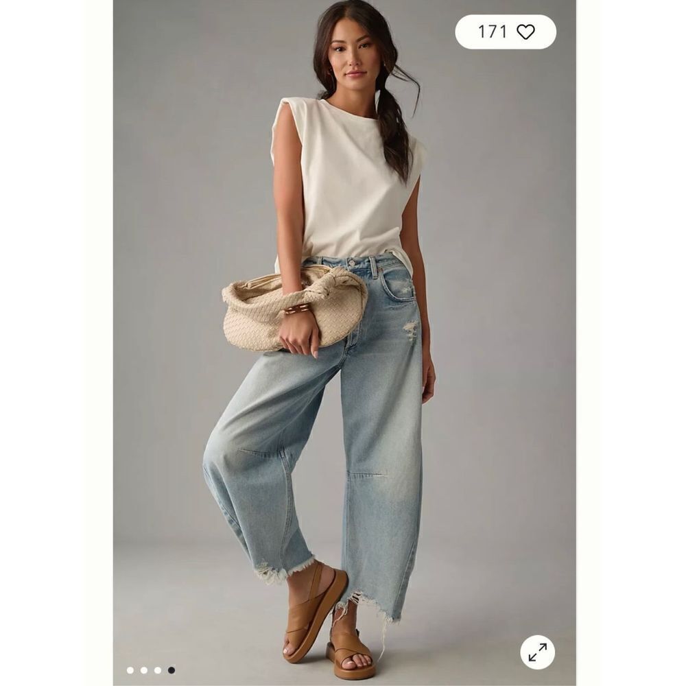 Culpos x Inc White shoulder pad top - Picture 3 of 4